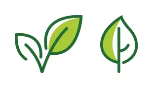 Symbol für vegetarisch